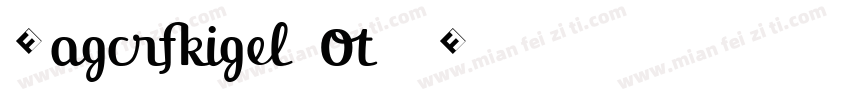 Jackie O字体字体转换